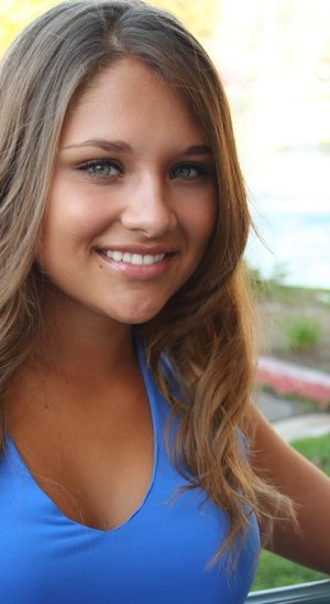 A vibrator in Tegan Mohr's hands becomes her pleasure toy for today